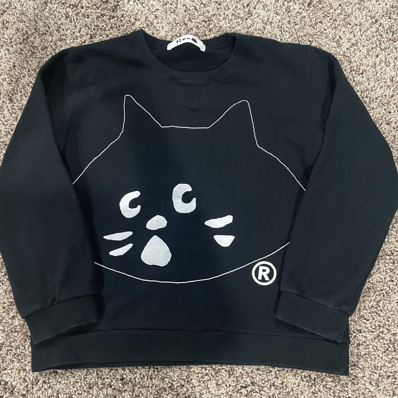 Issey Miyake Cat logo crewneck Grailed... Depop
