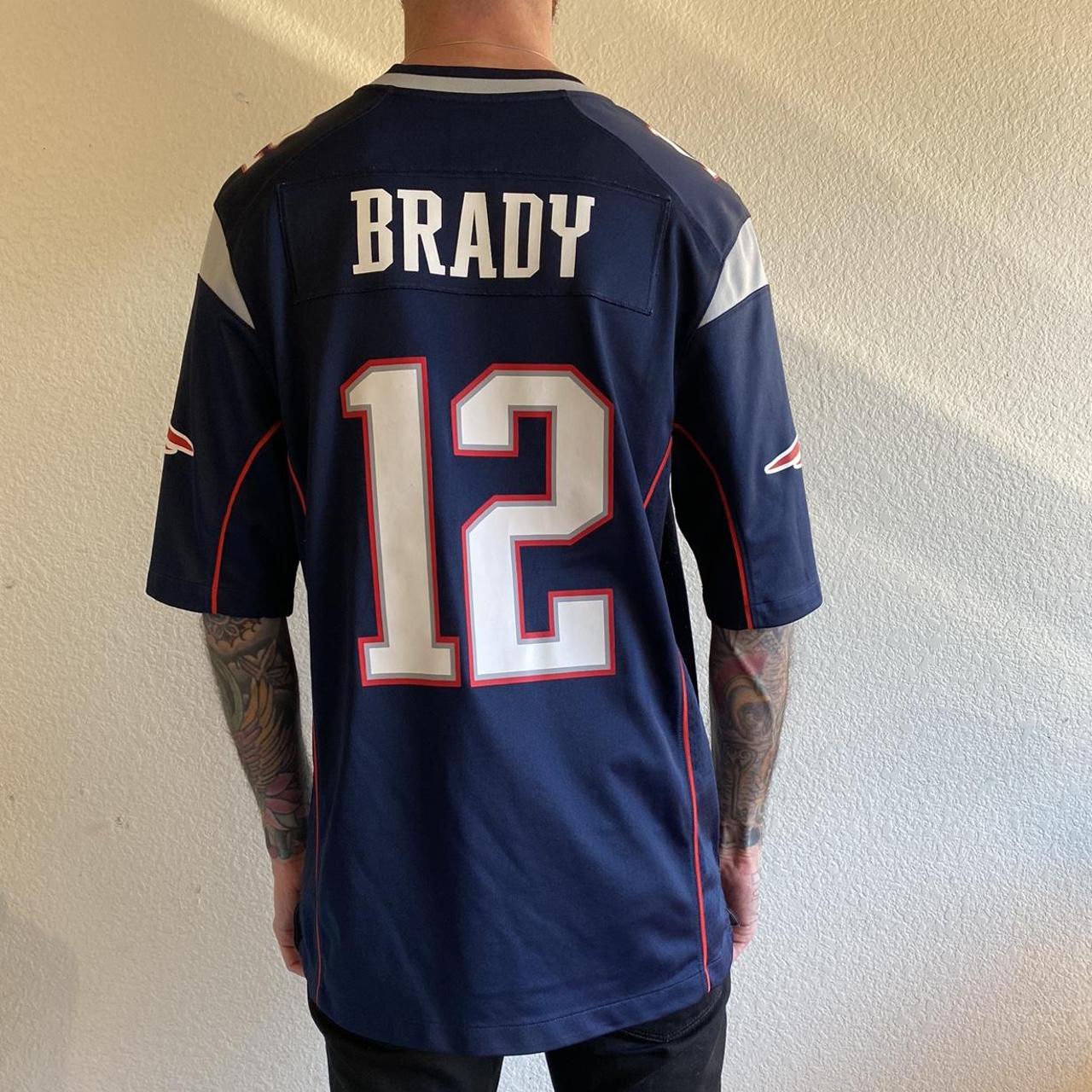 Nike NFL Patriots Tom Brady Jersey - S Nike NFL - Depop