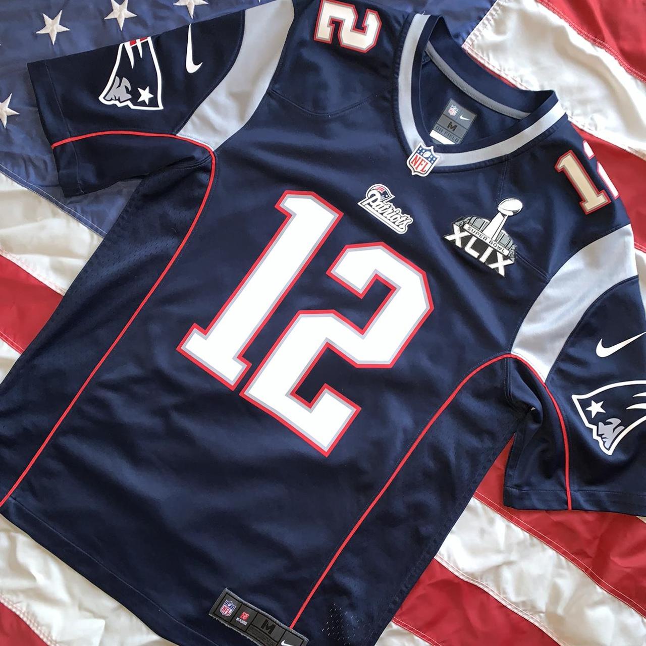Nike NFL Patriots Tom Brady Jersey - S Nike NFL - Depop