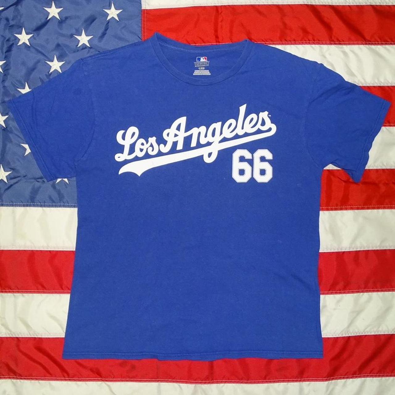 Los Angeles Dodgers Yasiel Puig Jersey #66 LA - Depop