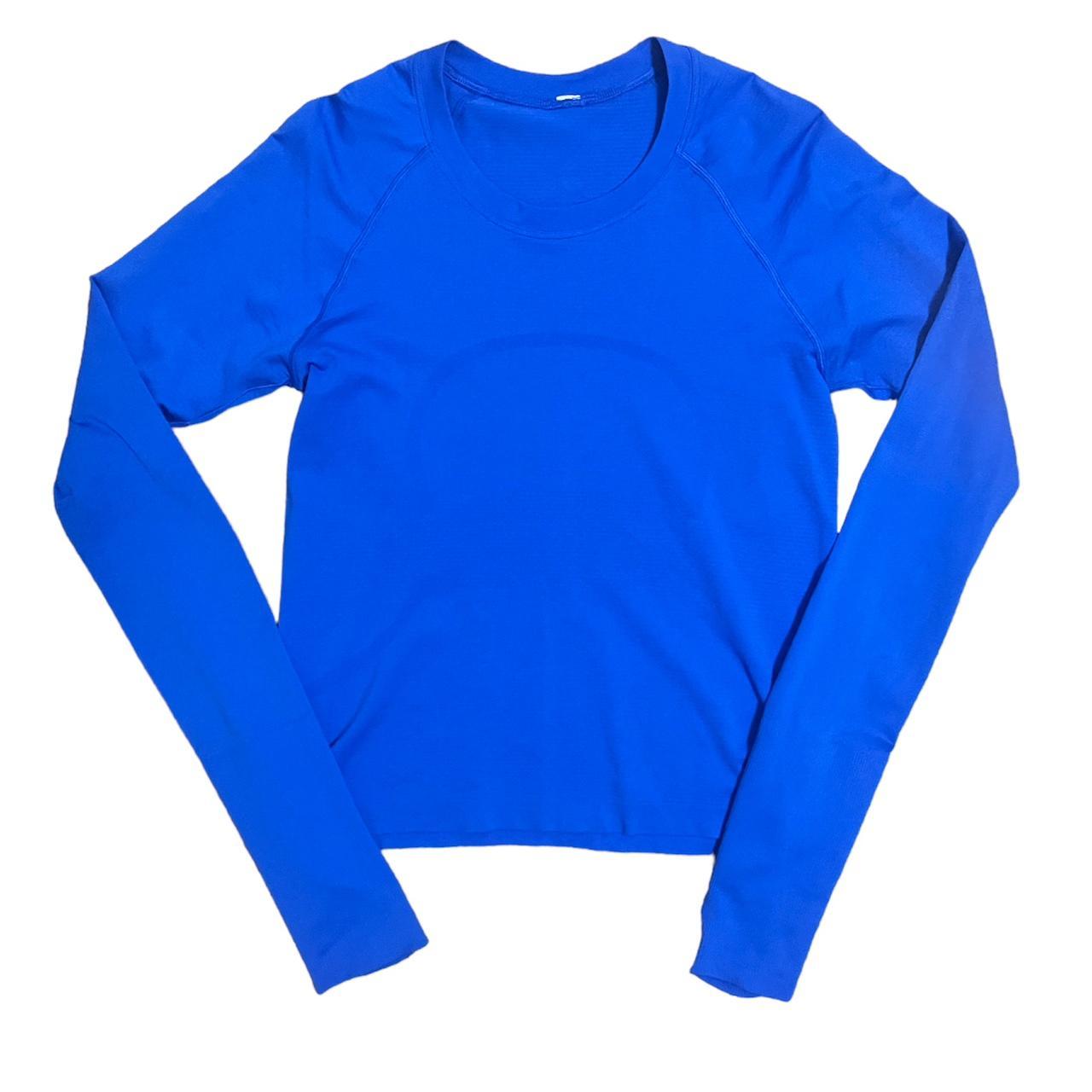 Lululemon Women's Blue Shirt Depop