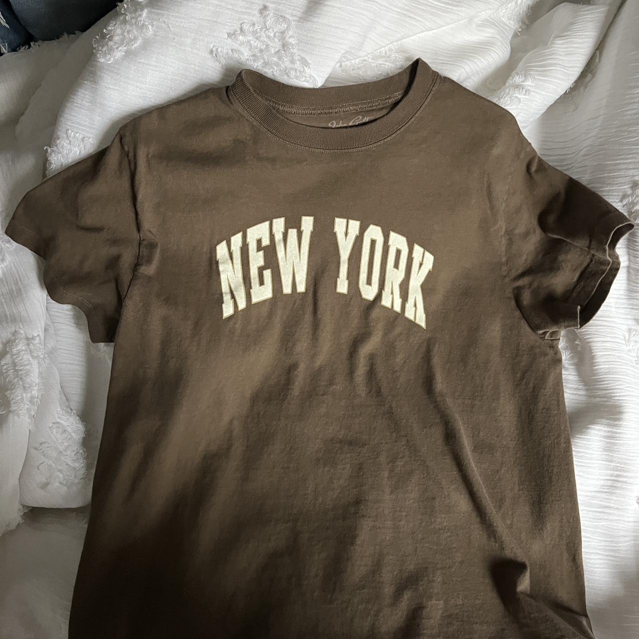 brandy melville new york graphic tee worn very few... - Depop