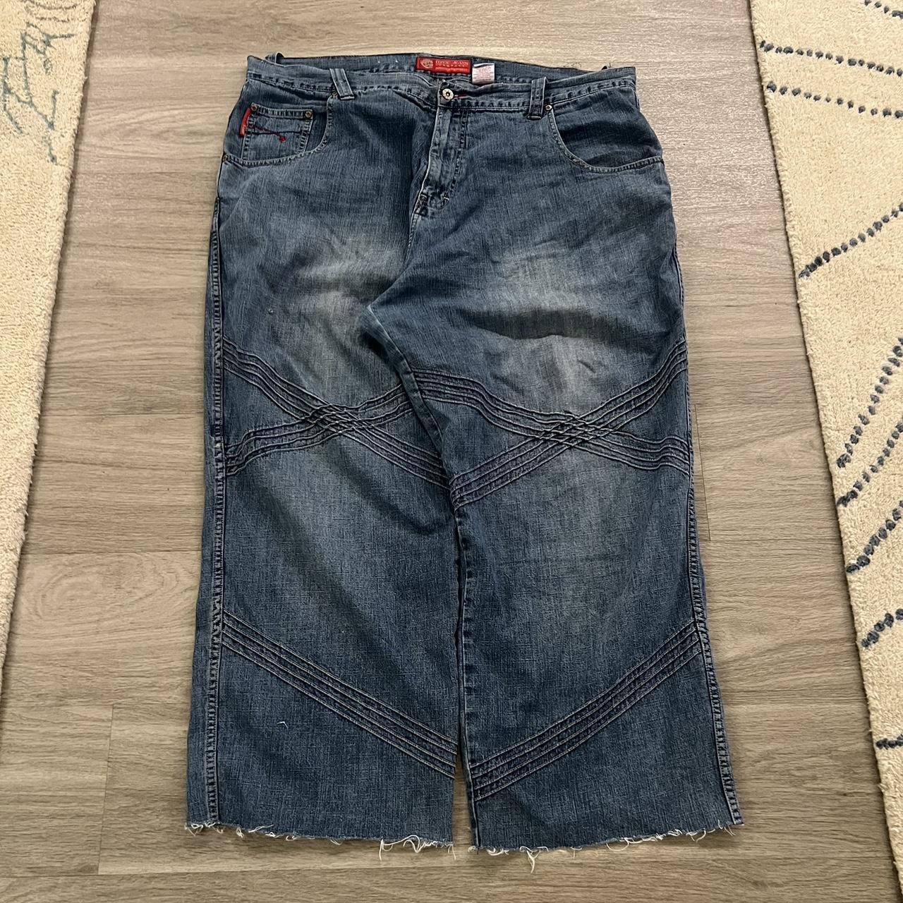 Super baggy pair of Ozoc Jeans 42x28 1/2 Crazy fit... - Depop