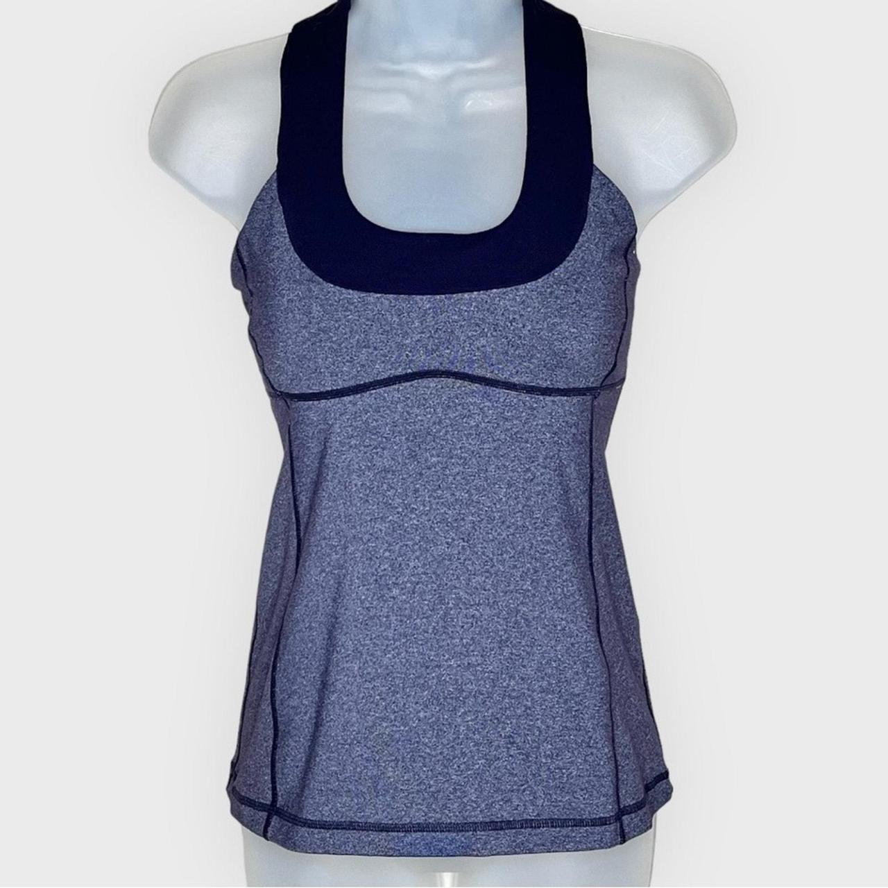 Lululemon scoop neck shops purple racerback tank