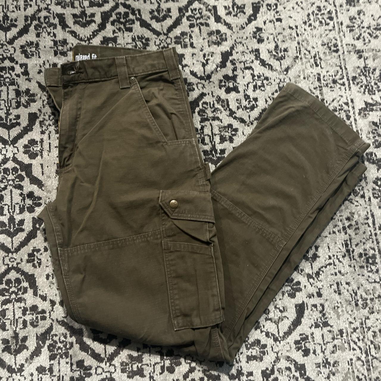 Carhartt Tactical Pants- Brown - Depop