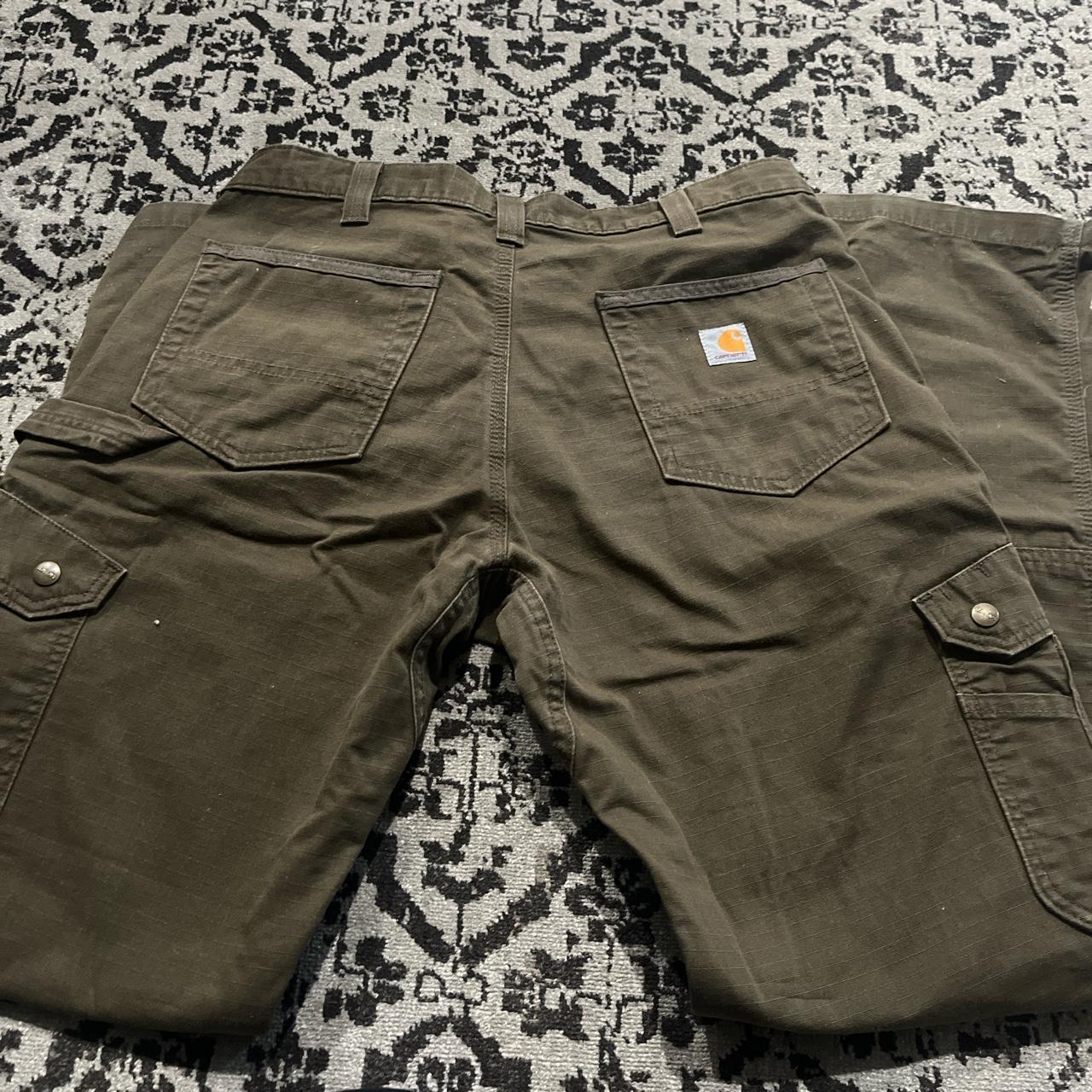 Carhartt Tactical Pants- Brown - Depop