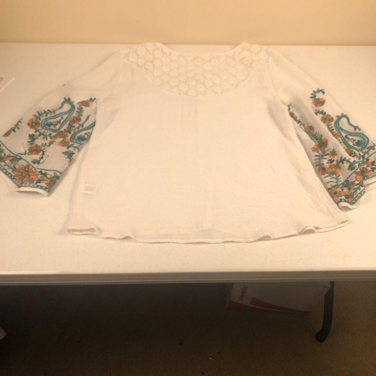 Source Unknown Women's Blouse - White - L – Hope … - image 6