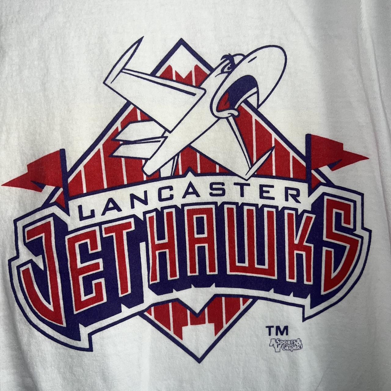 Lancaster Jet Hawks Long Sleeve Shirt Minor League - Depop