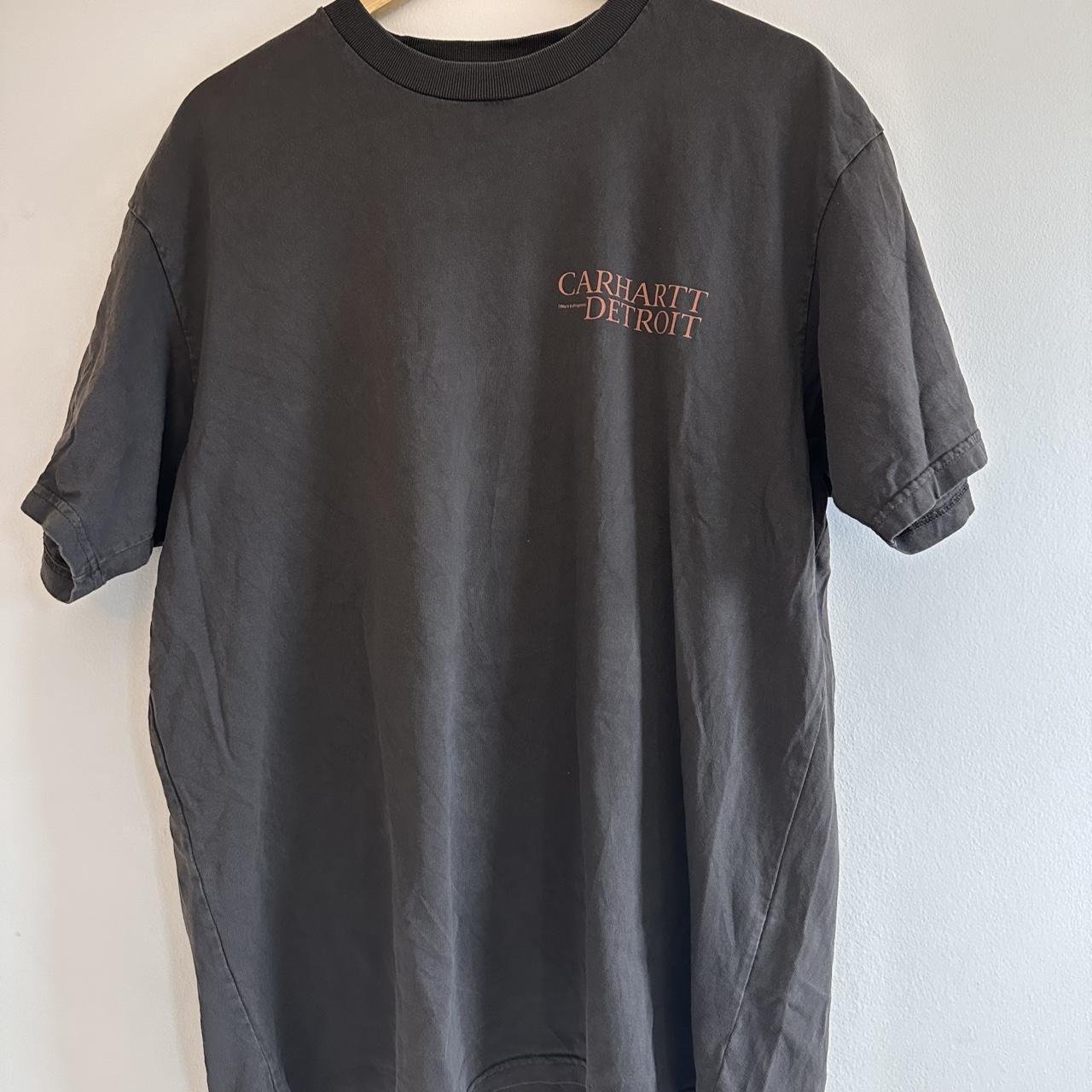 Carhartt WIP undisputed t-shirt in brown - Depop