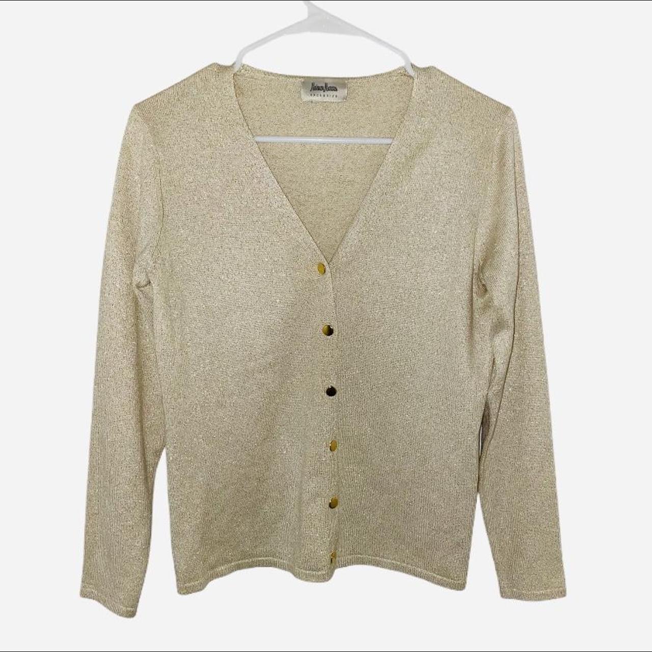 Ladies gold outlet cardigan