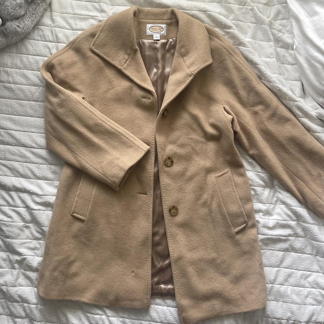 talbots camel hair coat