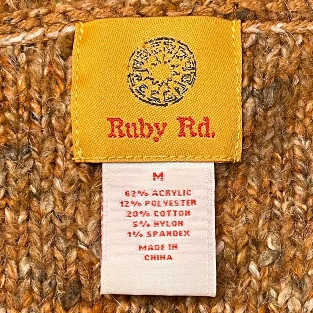 Ruby Rd. Women's Sweater - Brown/Orange - M – Rub… - image 3