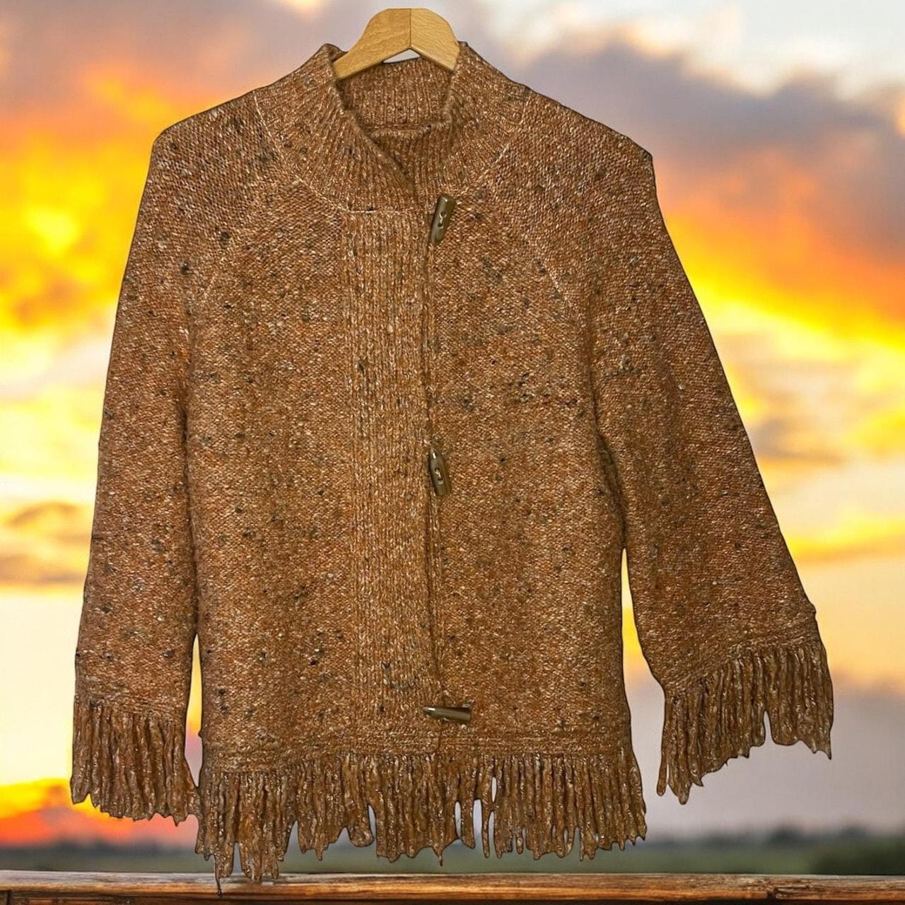 Ruby Rd. Women's Sweater - Brown/Orange - M – Rub… - image 1