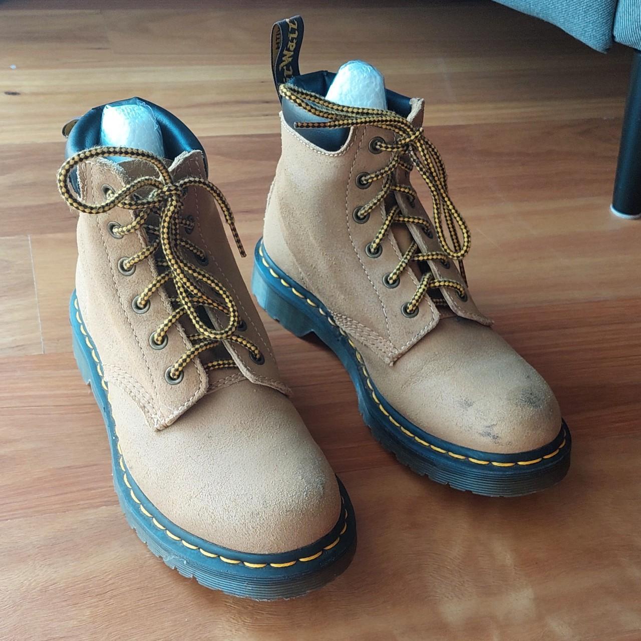 Dr Martens 939 Tan Suede Depop