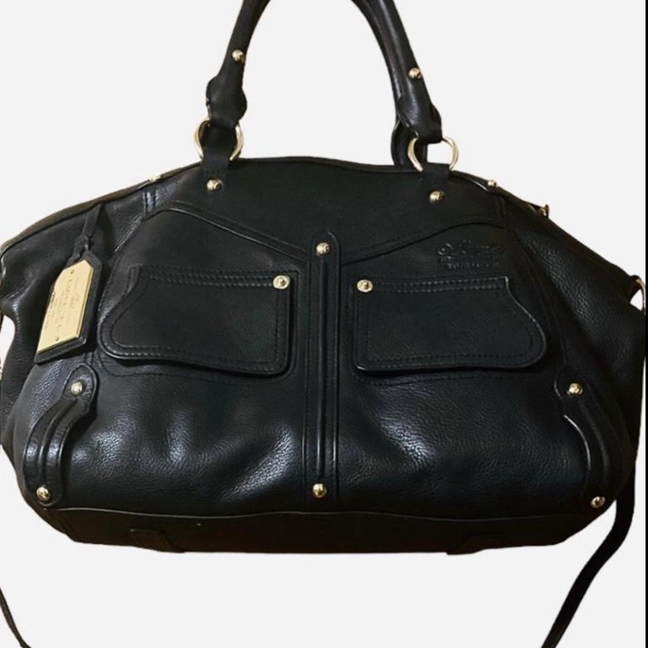 ralph lauren black leather trainers