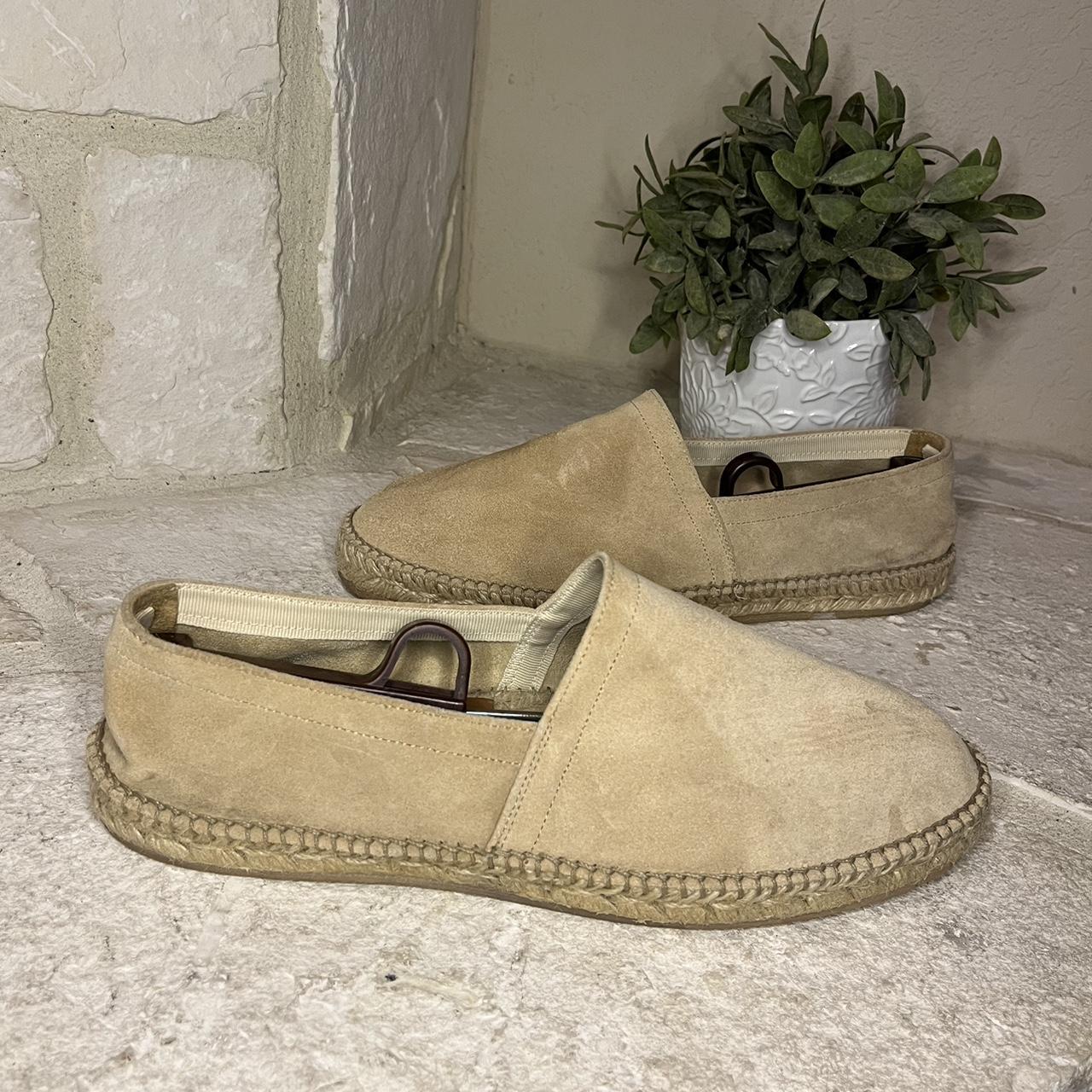 Beige suede hot sale espadrilles