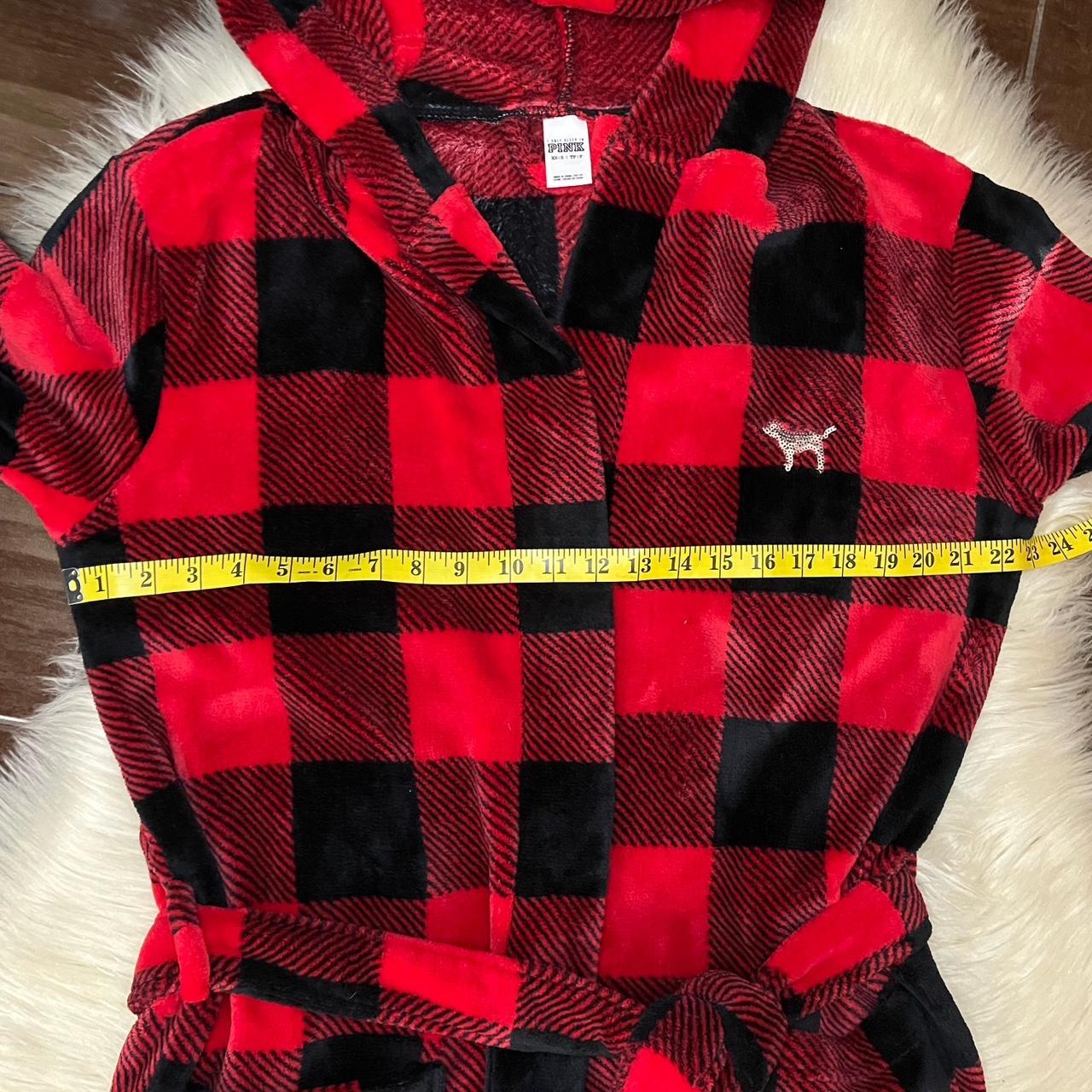 Plaid bling dog Victoria's deals secret robe