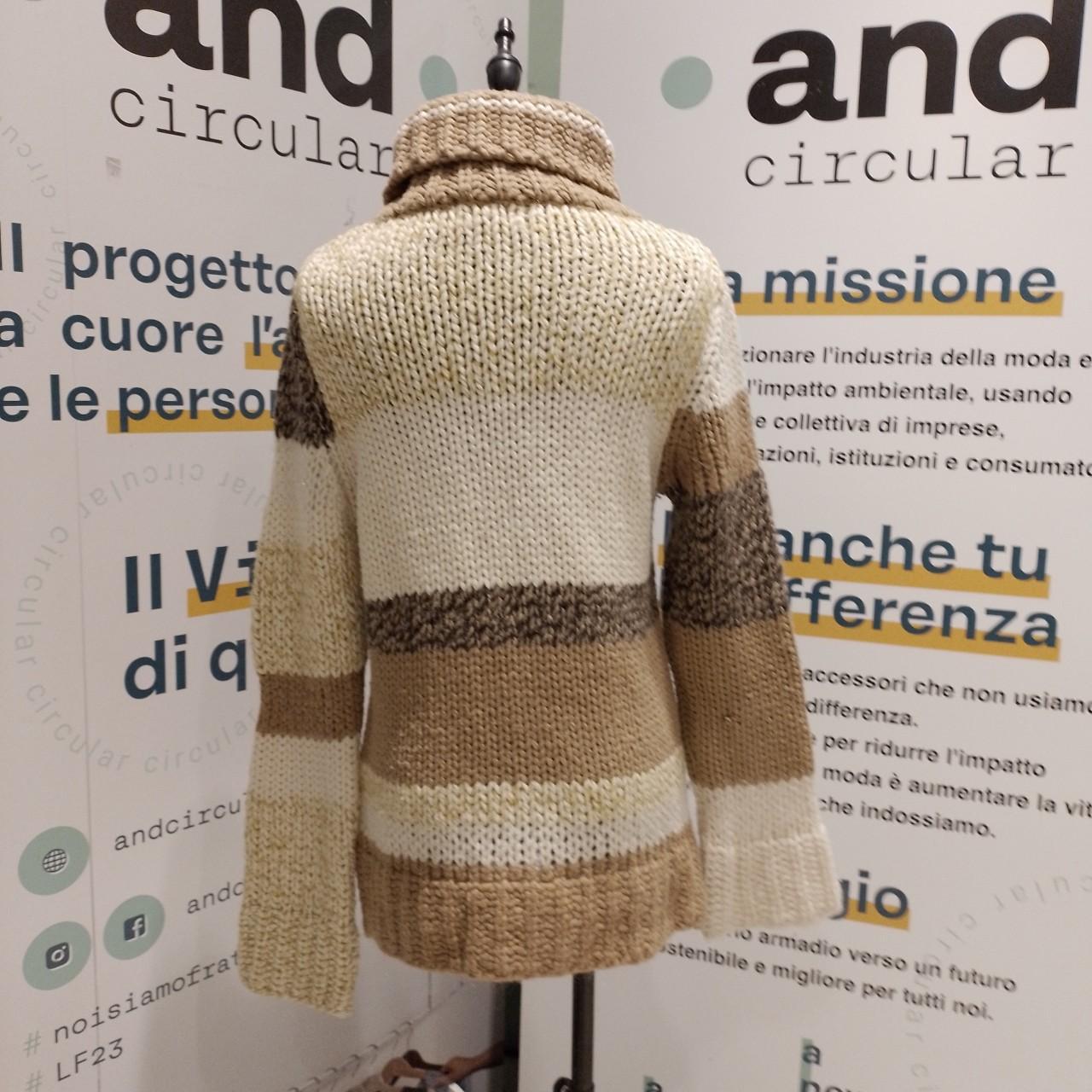 Cardigan United Colors Of Benetton Per Bambine - Maglione Con Zip, Tasca, Glitter, Cotone