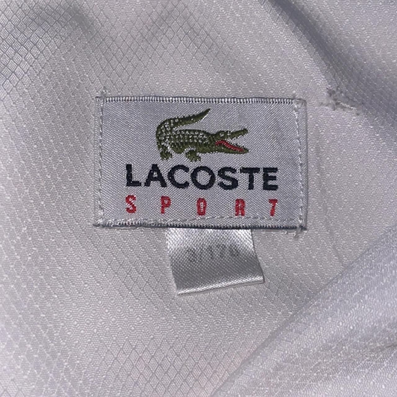 OG white lacoste tracksuit... - Depop