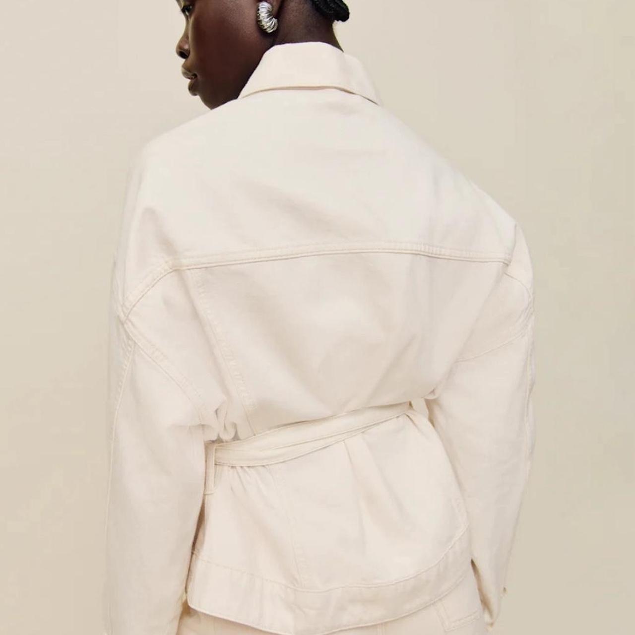 Reformation Women's Jacket - Cream/White - S – Cr… - image 2