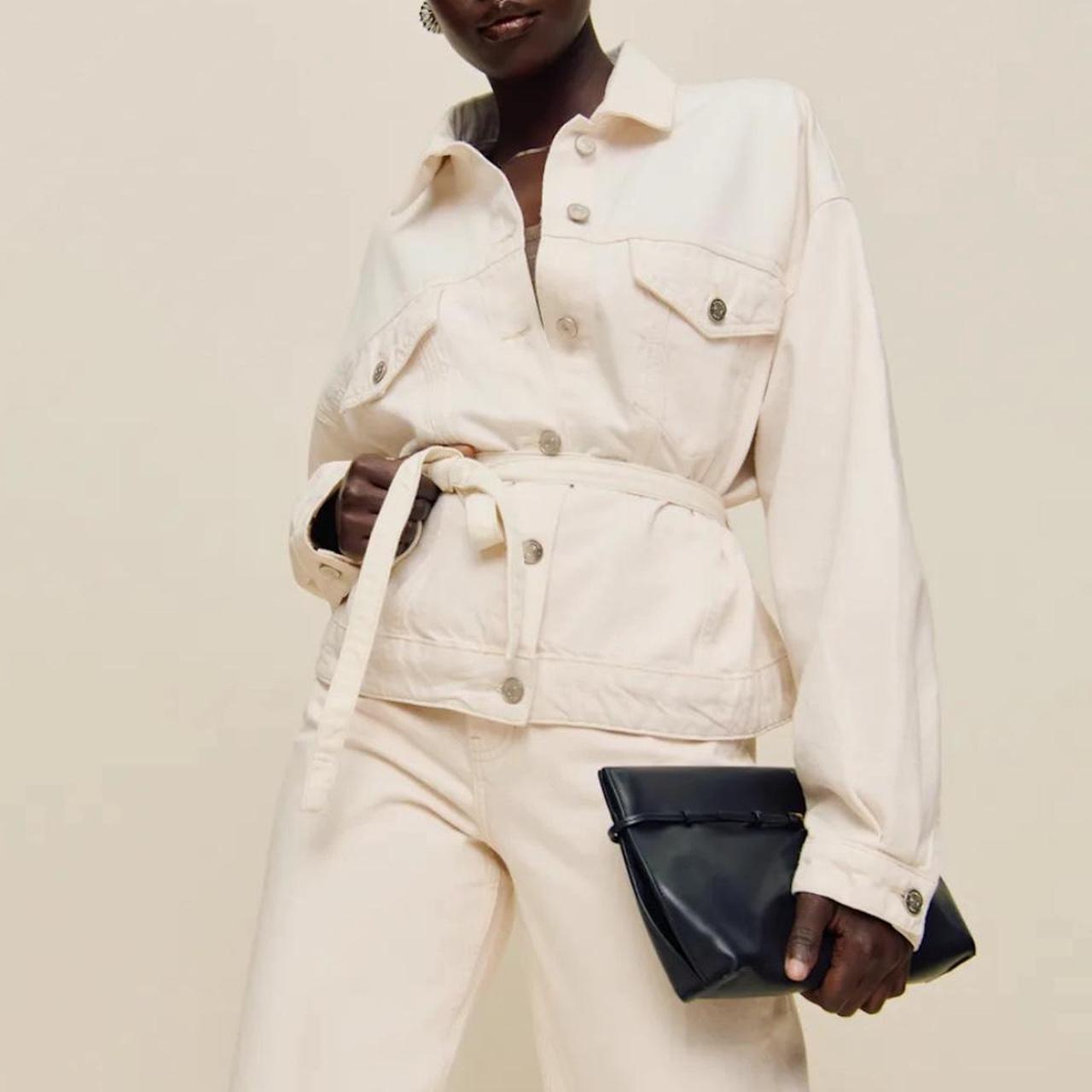 Reformation Women's Jacket - Cream/White - S – Cr… - image 3