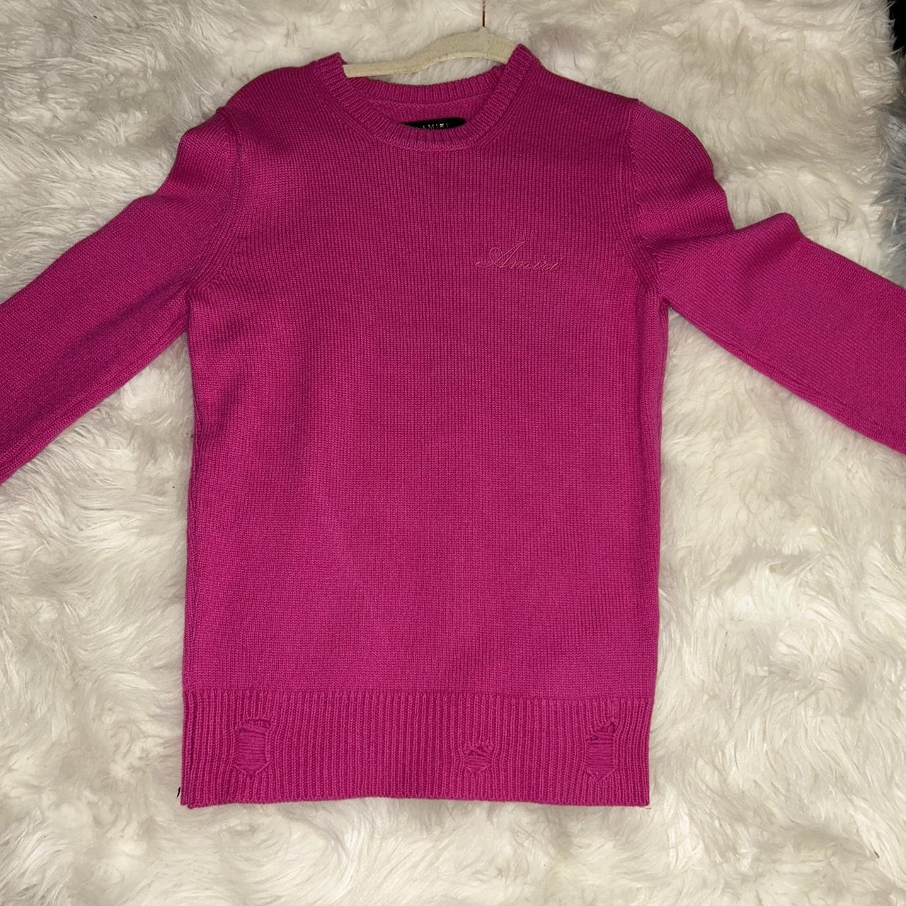 Amiri discount pink sweater