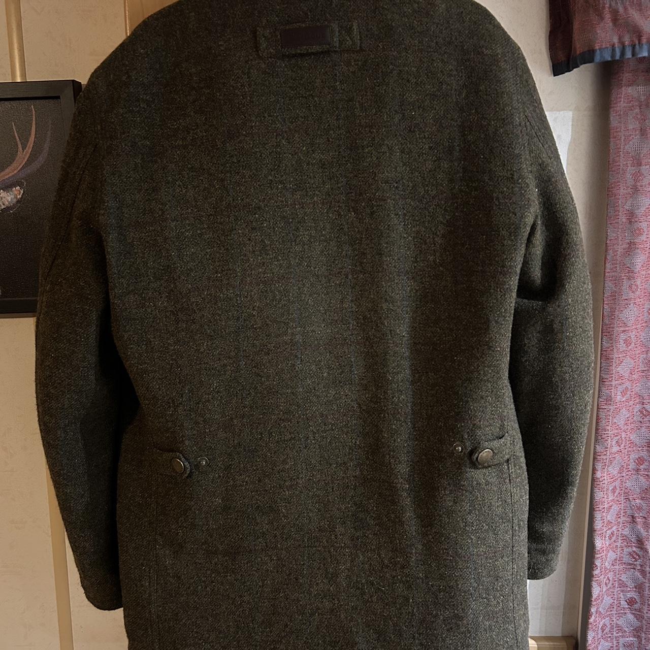 Barbour wimbrel wool tweed jacket in olive