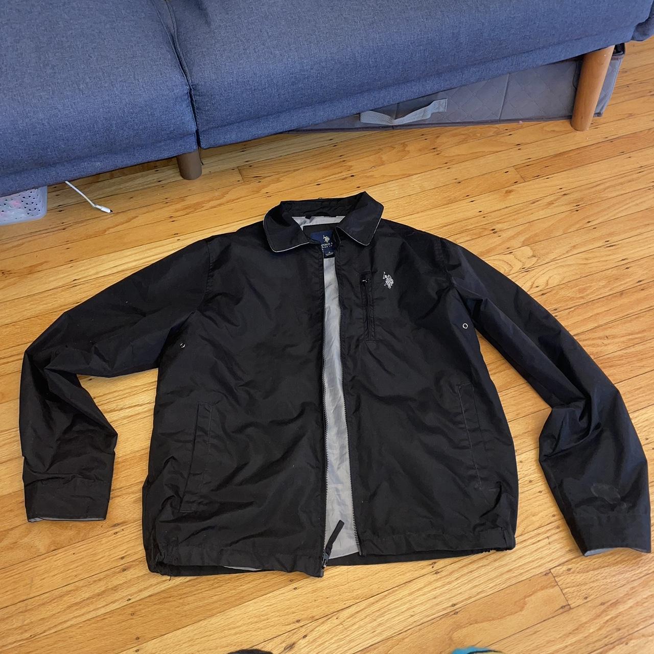 U.S. Polo Assn. Men's Black Jacket | Depop