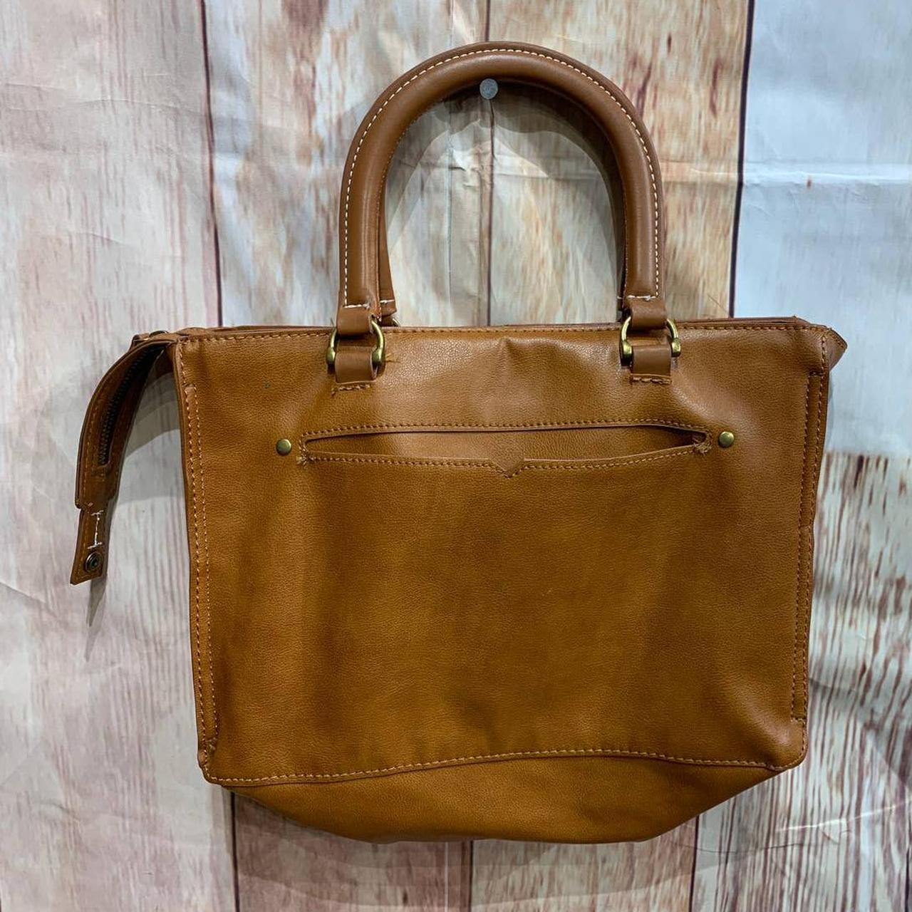 Universal Thread Cognac Brown Faux Leather Small... - Depop