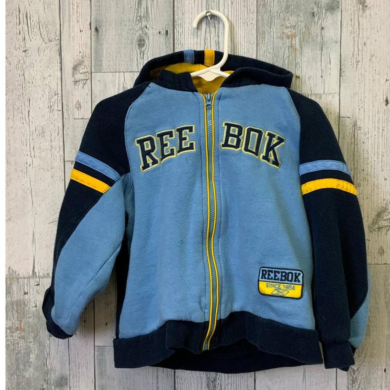 Pink Colts Kids Reebok Zip Hoodie Size: Childs - Depop