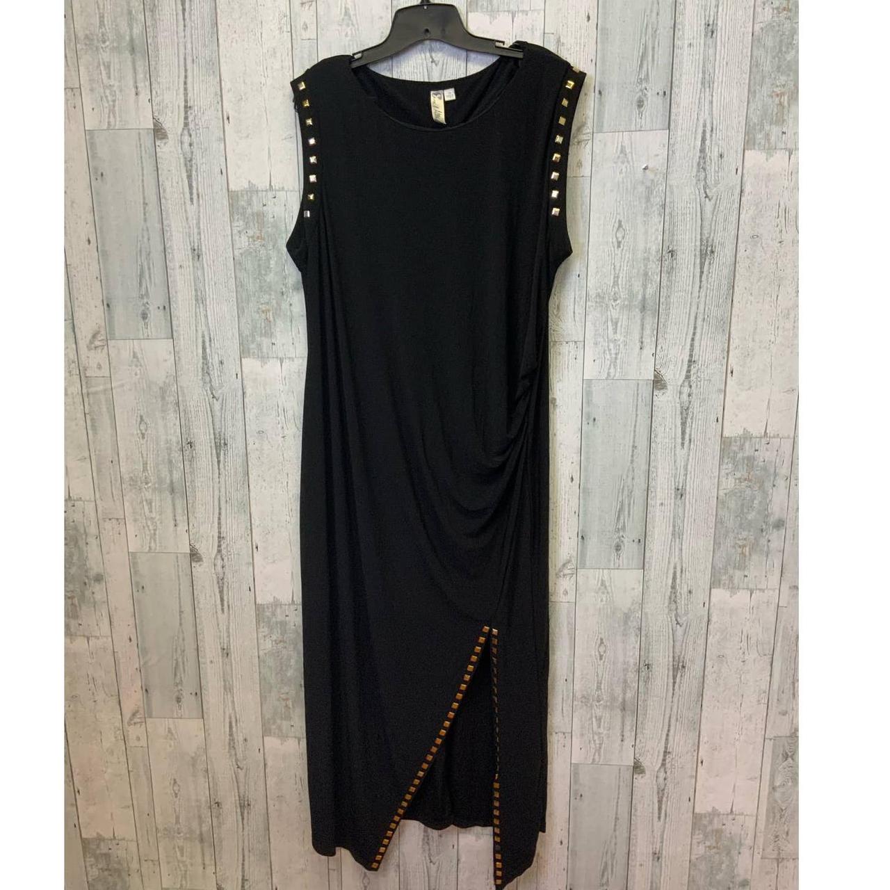 Emma Michele 2X Sleeveless Long Black Polyester Depop