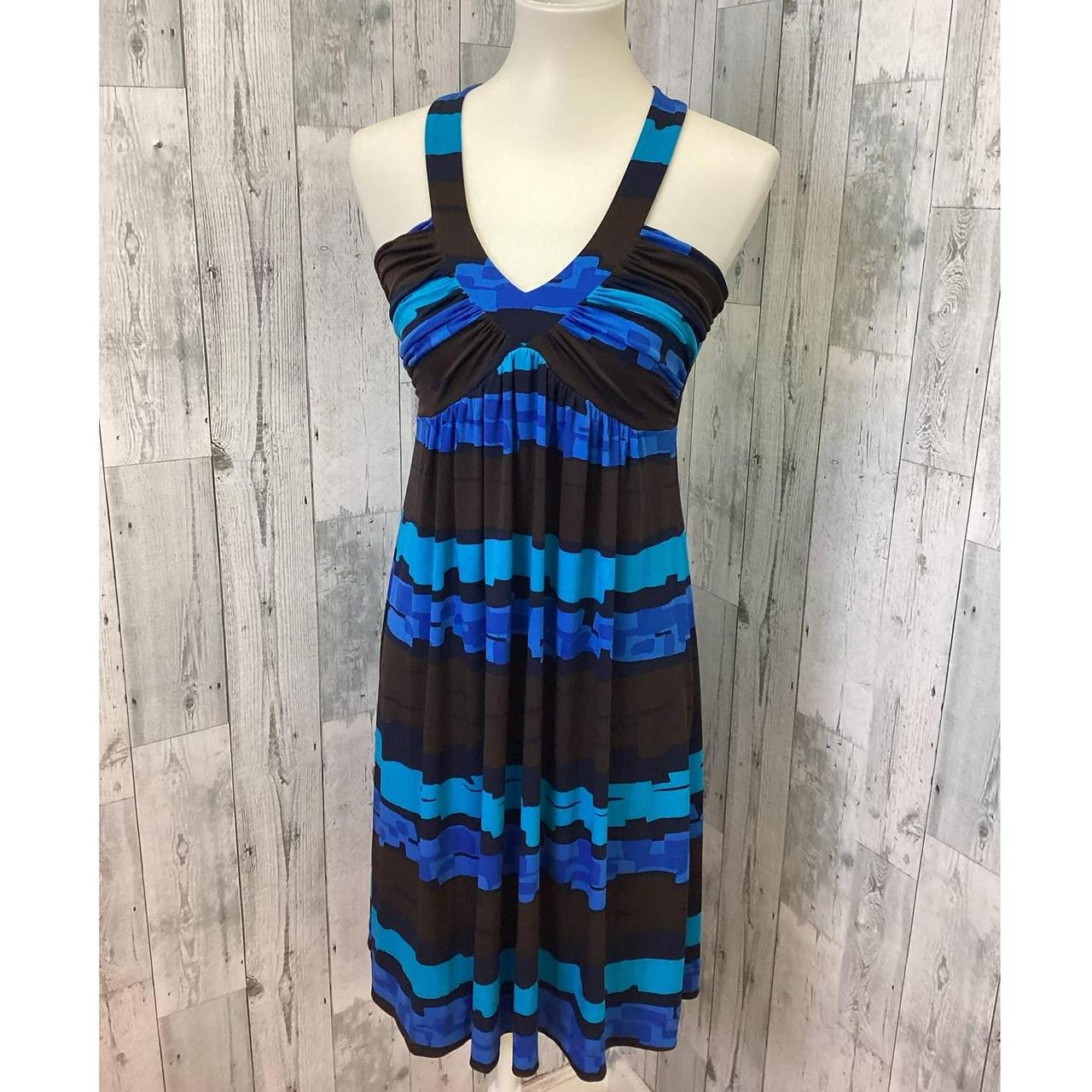 Calvin klein blue and black clearance dress