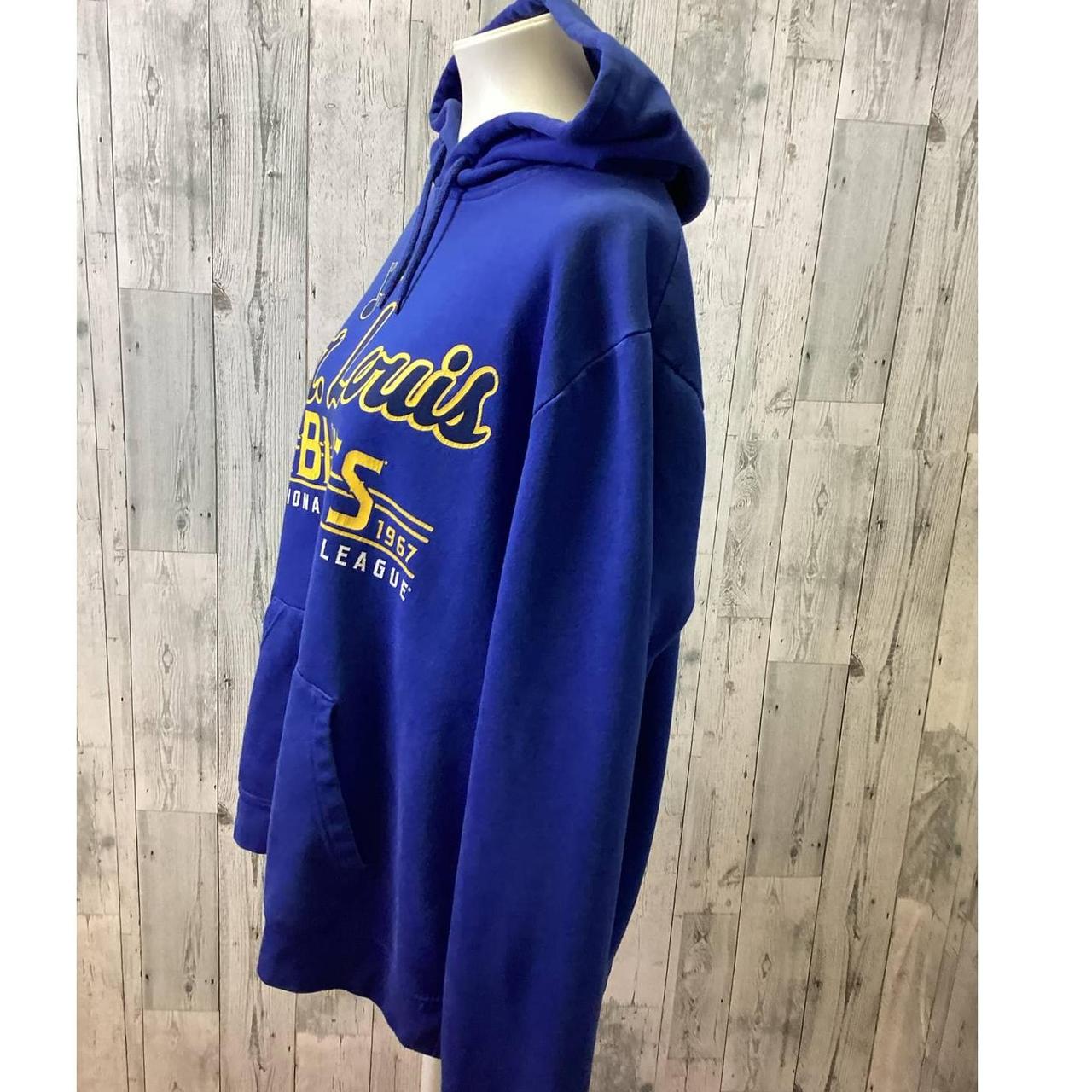 Men's Majestic St. Louis Blues Hockey Grey Blue - Depop