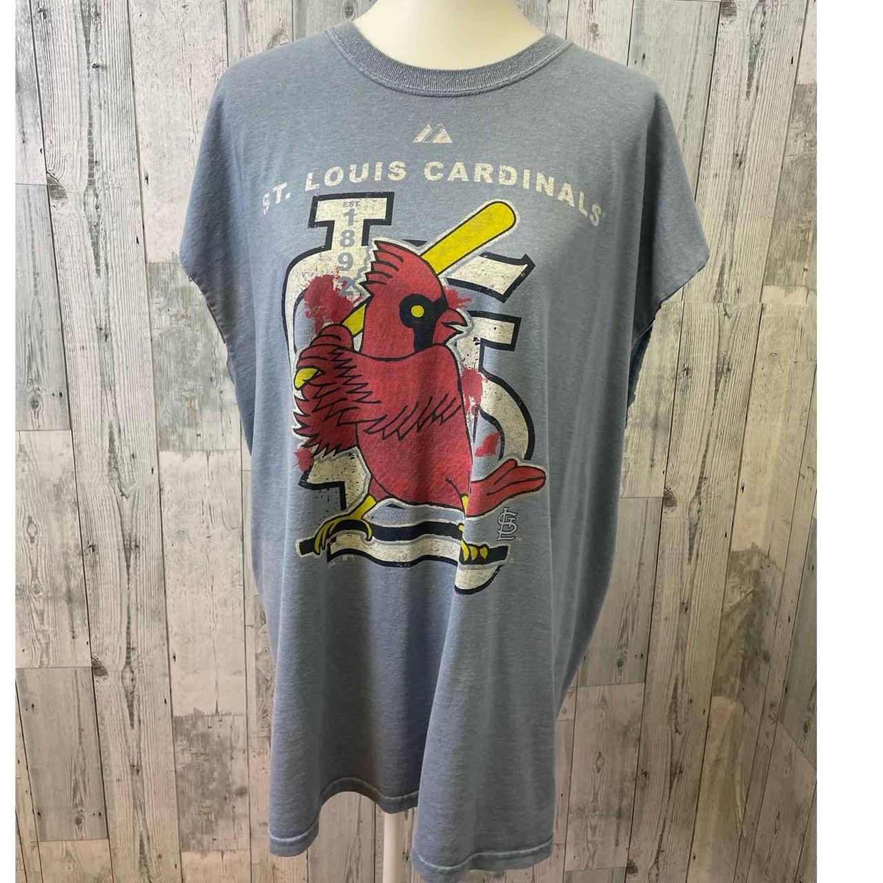 Majestic, Shirts, Mens Majestic St Louis Cardinals Tshirt Mens Size Xl