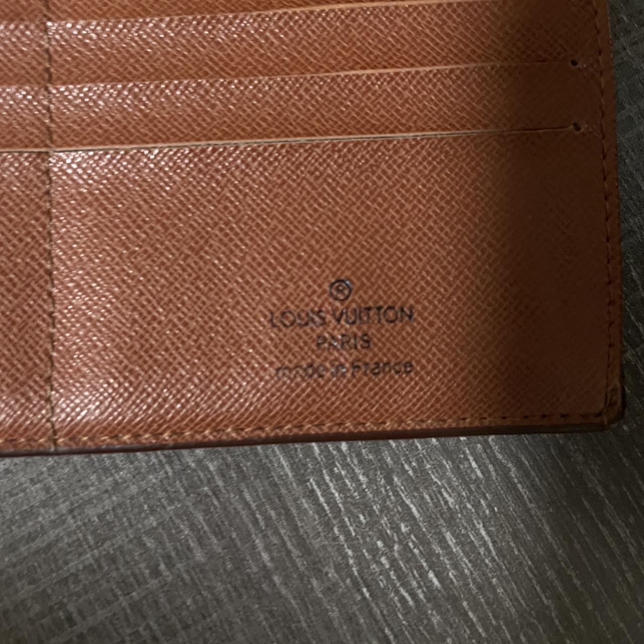 LV Vintage Check book Wallet Great clean vintage - Depop