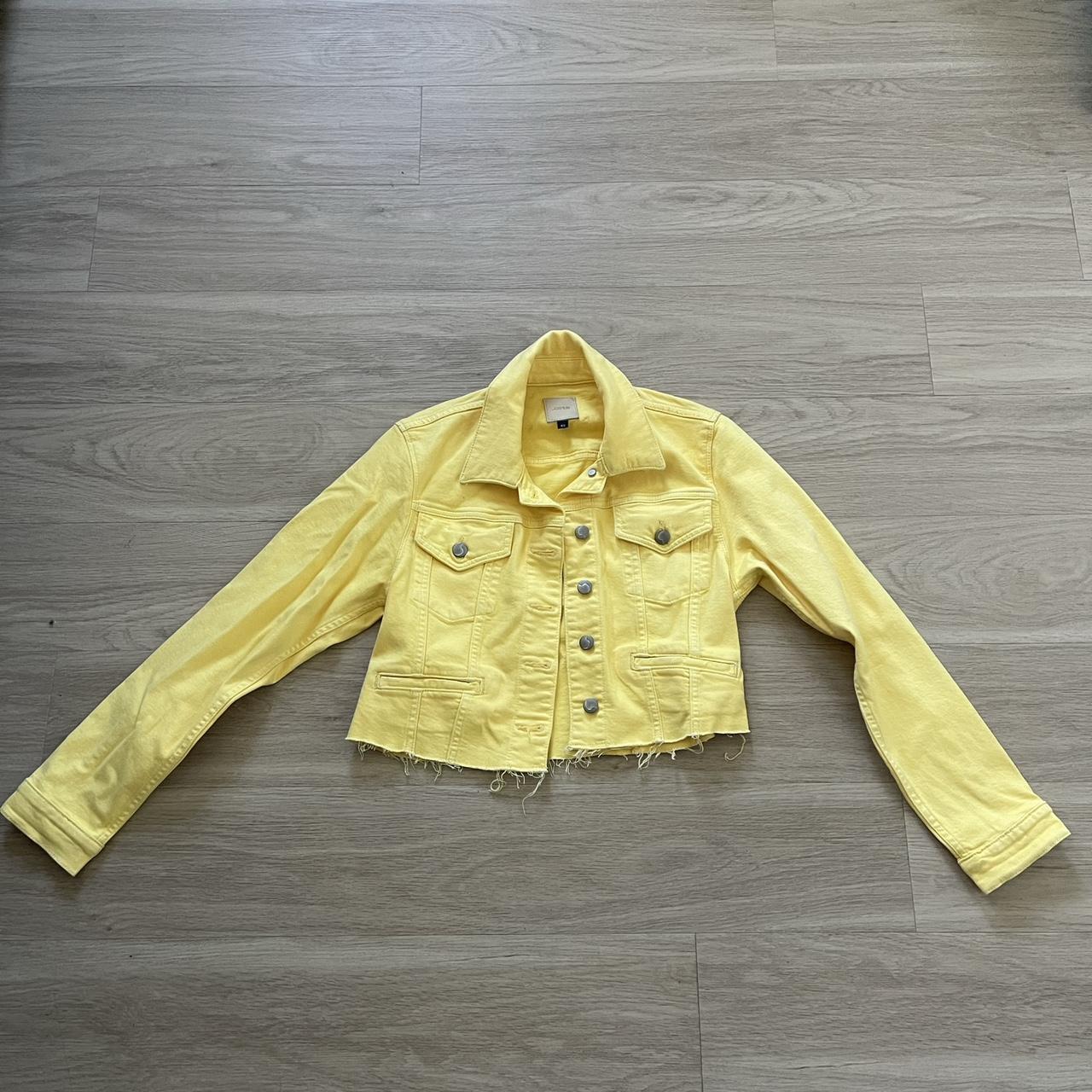 Joe s jeans bright yellow jeans jacket. Feels soft. Depop