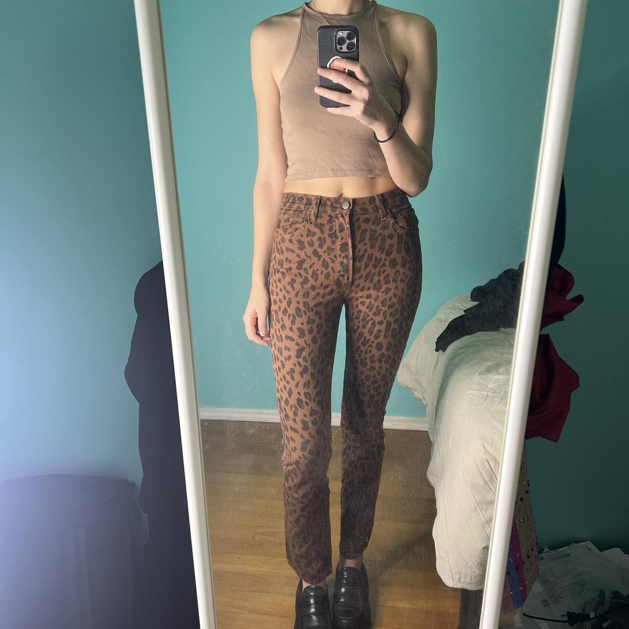 Reformation store cheetah pants