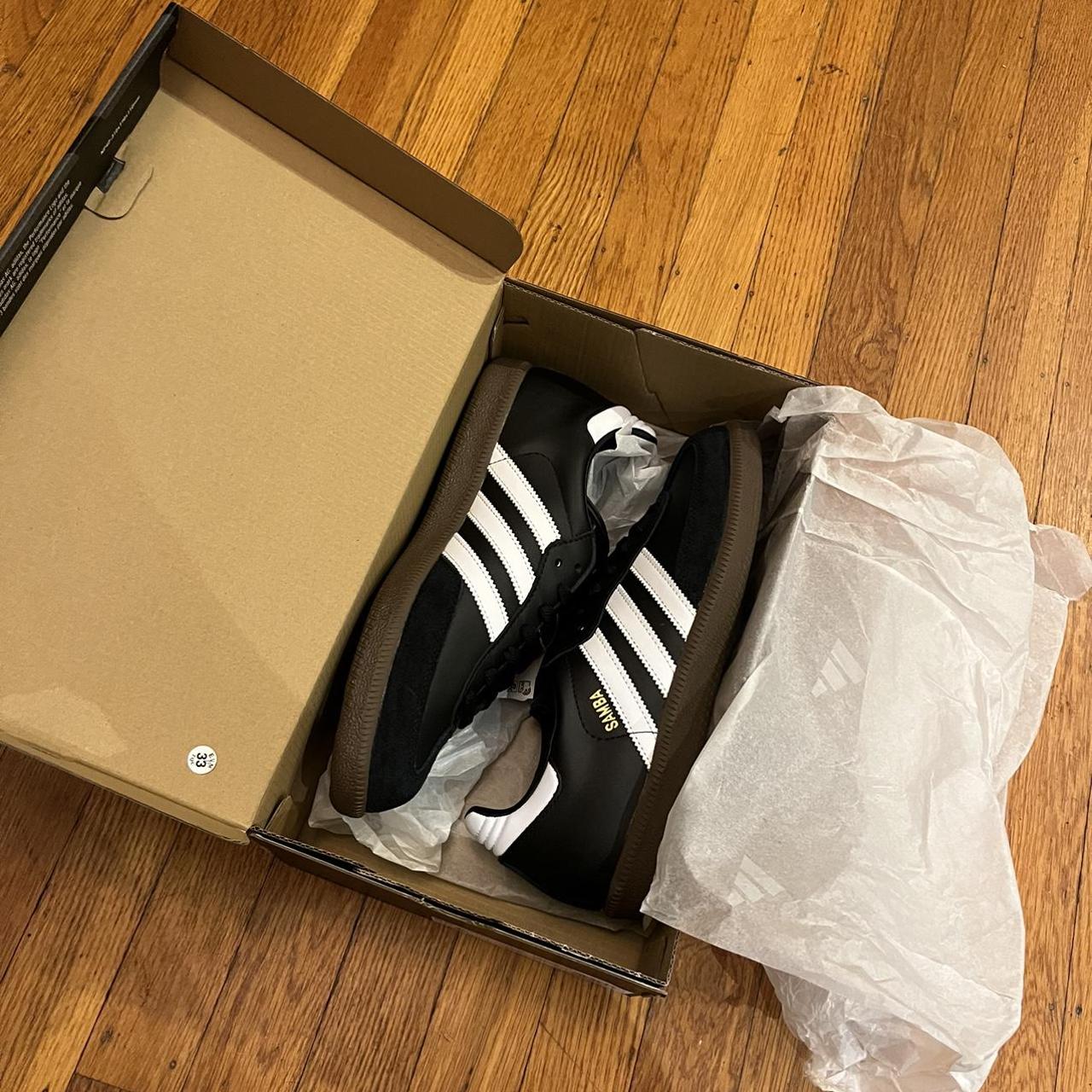 mens black adidas samba trainers