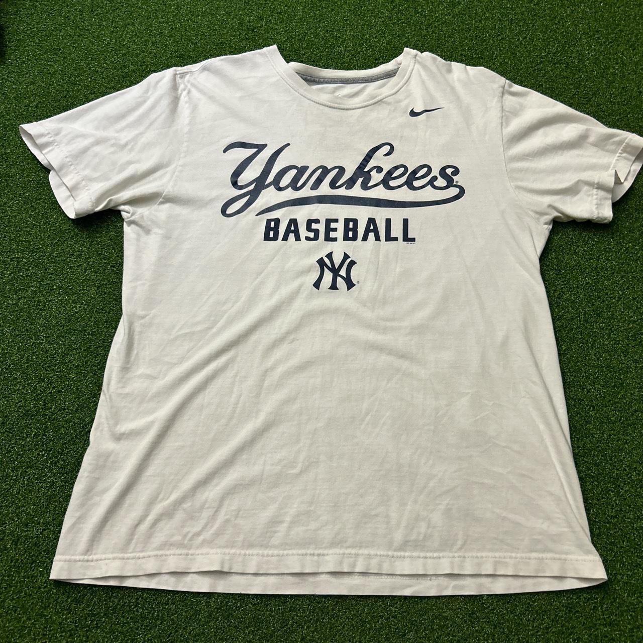 Nike Dri-Fit Cotton New York Yankees Baseball Tee - Depop