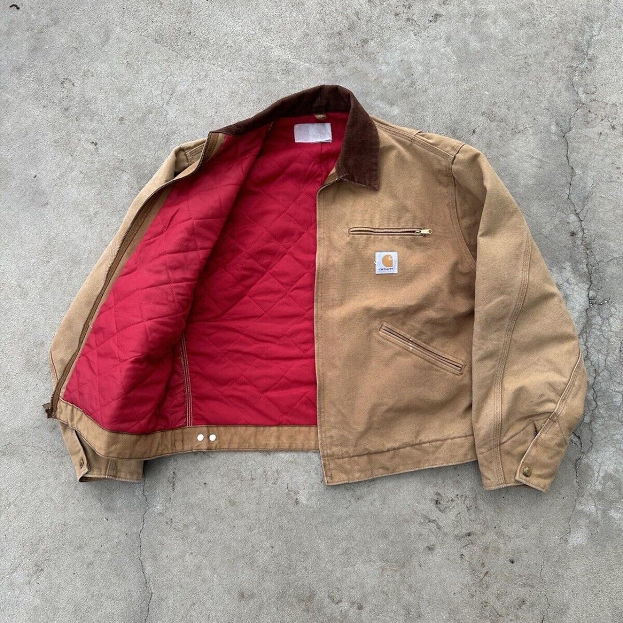 Vintage 1990s Carhartt Detroit Jacket 6QLJ Size 40/M - Depop