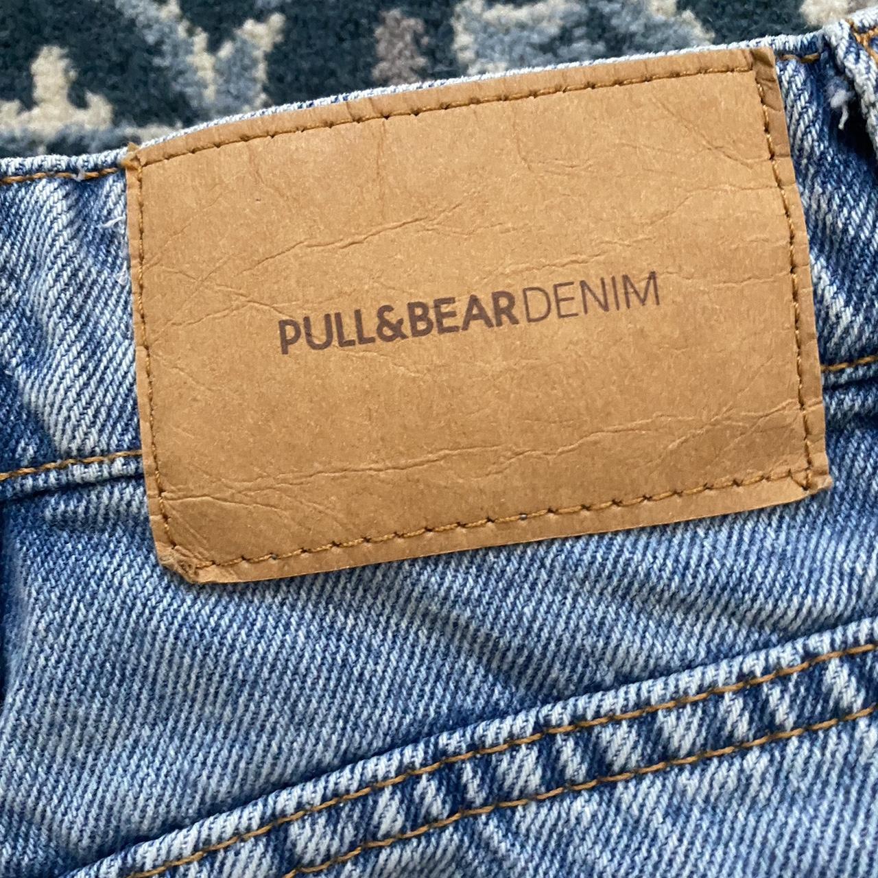 PULL&BEAR real denim mom shorts in perfect condition... - Depop