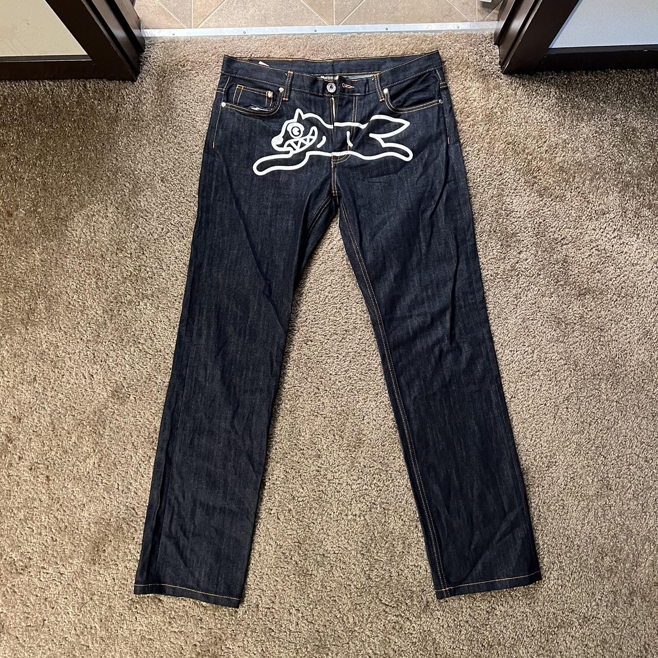 Billionaire Boys Club Men's Navy Jeans | Depop