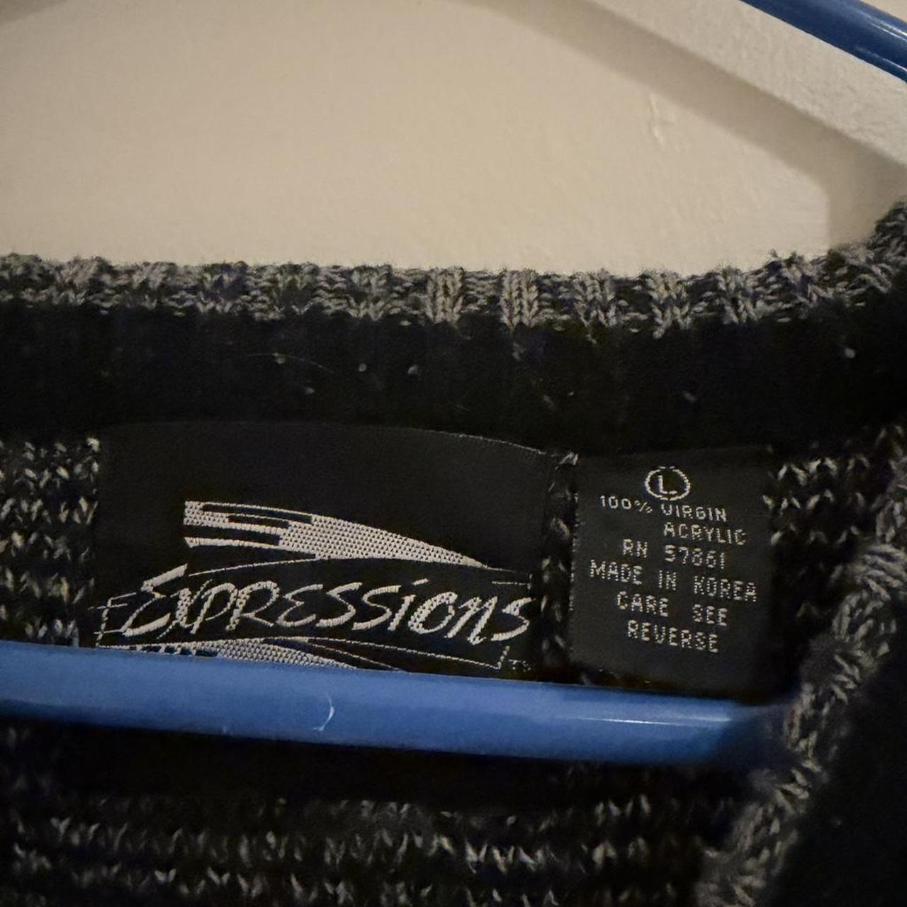 Stackable Expressions Men's Sweater - Multi/Black… - image 3