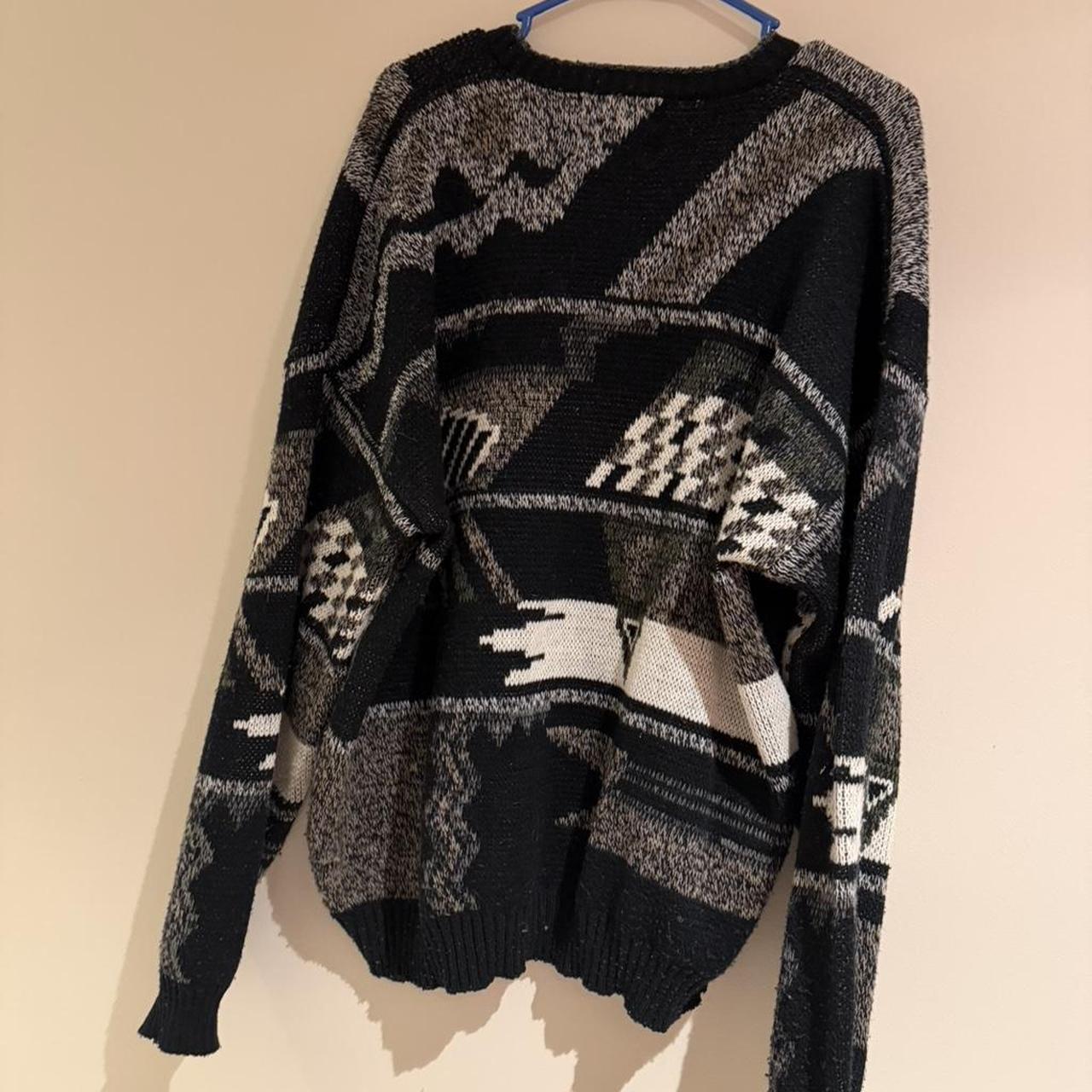 Stackable Expressions Men's Sweater - Multi/Black… - image 2