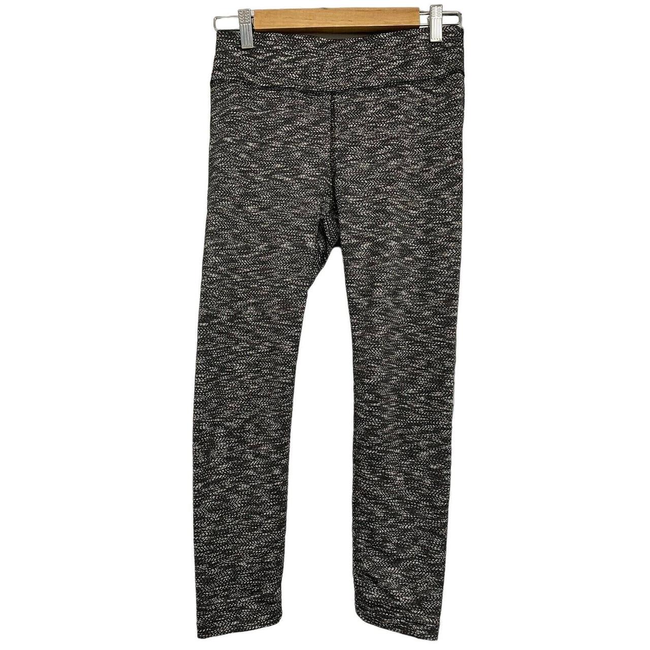 Spalding capri leggings pants black gray size - Depop