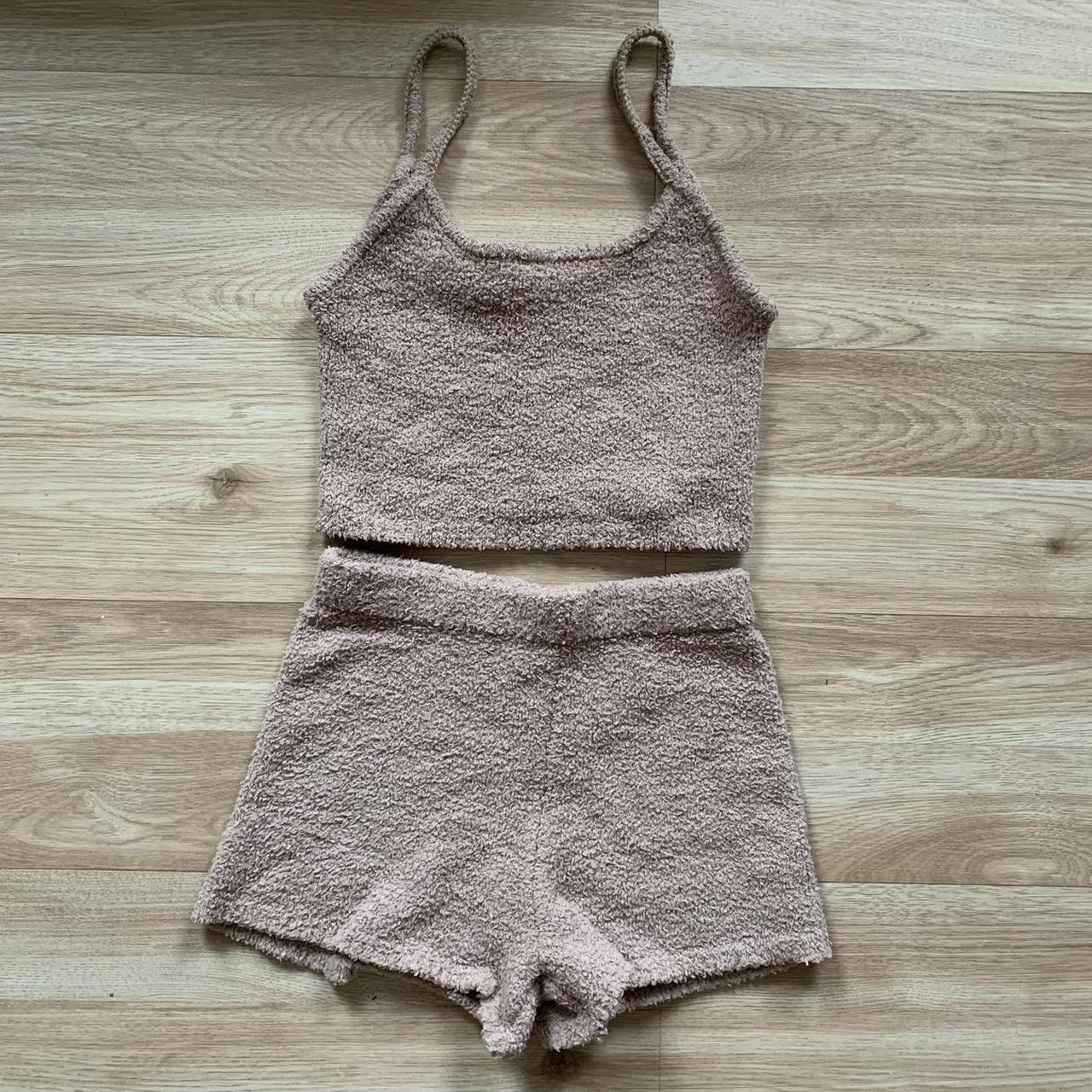 Fuzzy Pajama Set / Super cute and comfy, but it’s... - Depop