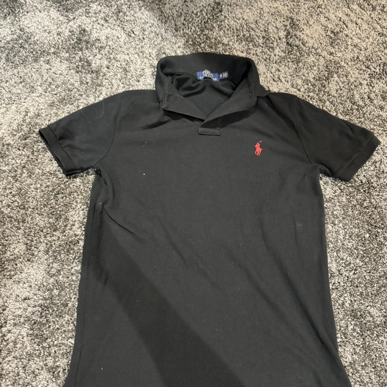 Polo Ralph Lauren black polo shirt Size Men s XS Depop