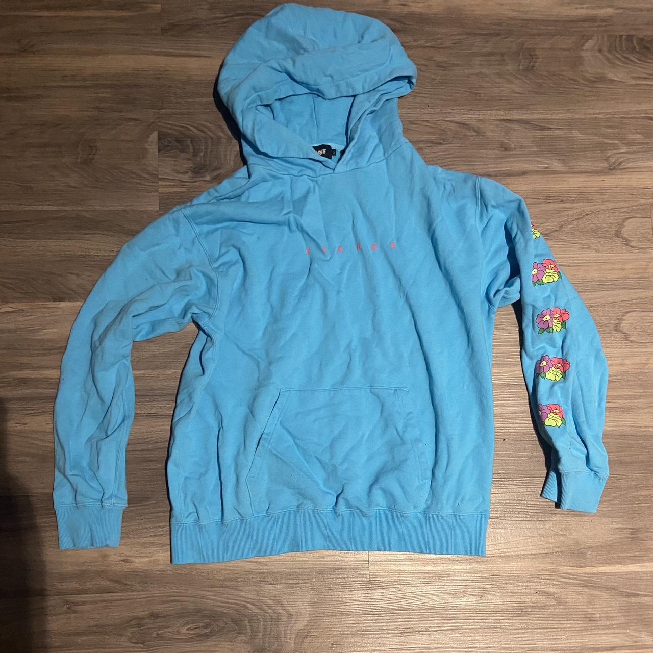 Men's Blue Hoodie | Depop