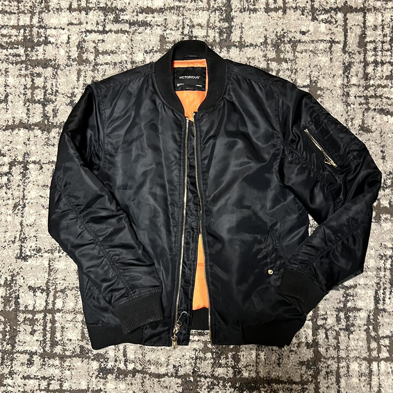 Beautiful bomber jacket. Tags says Small but it fits... Depop