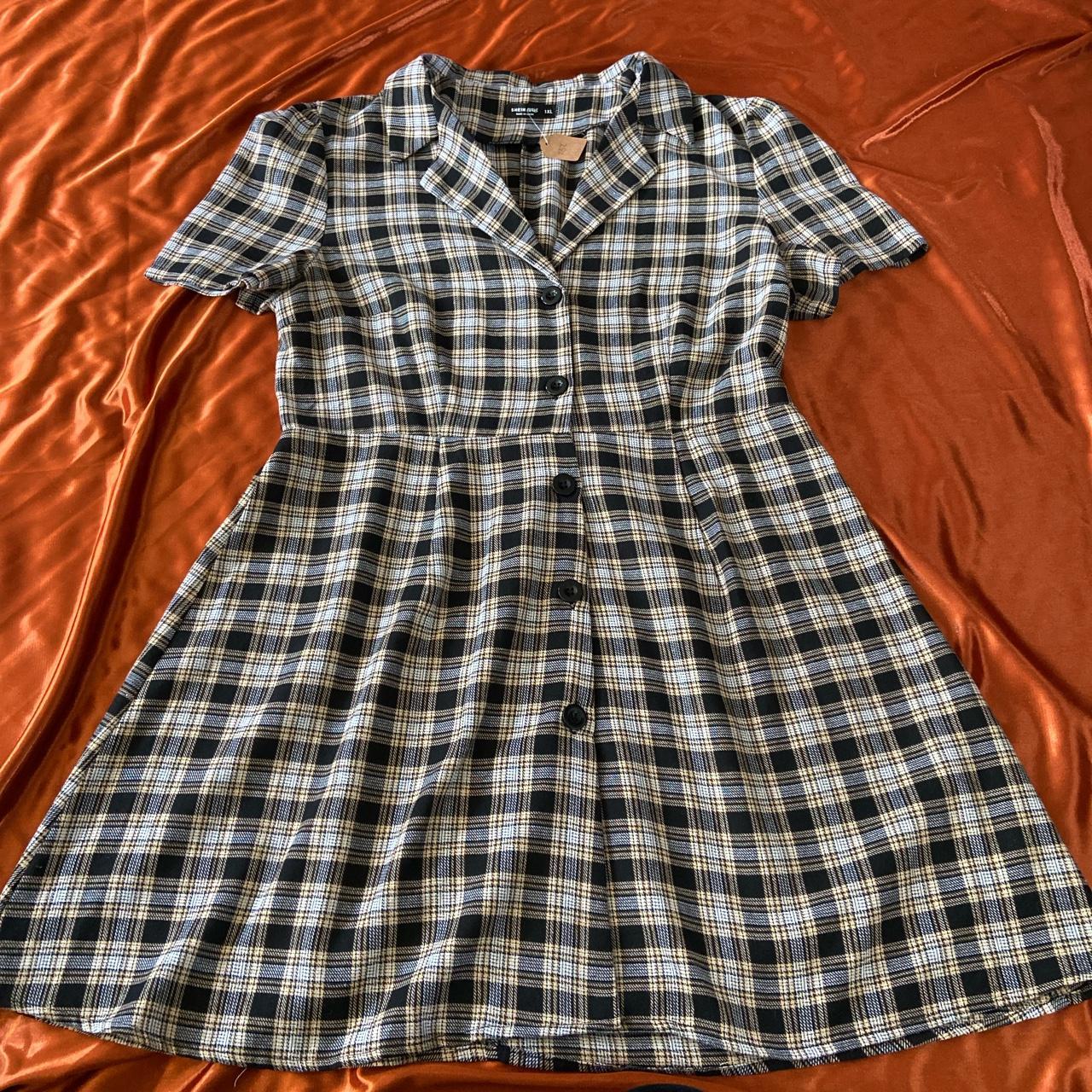 Shein Curve Collection Plus size mini dress 1XL... - Depop